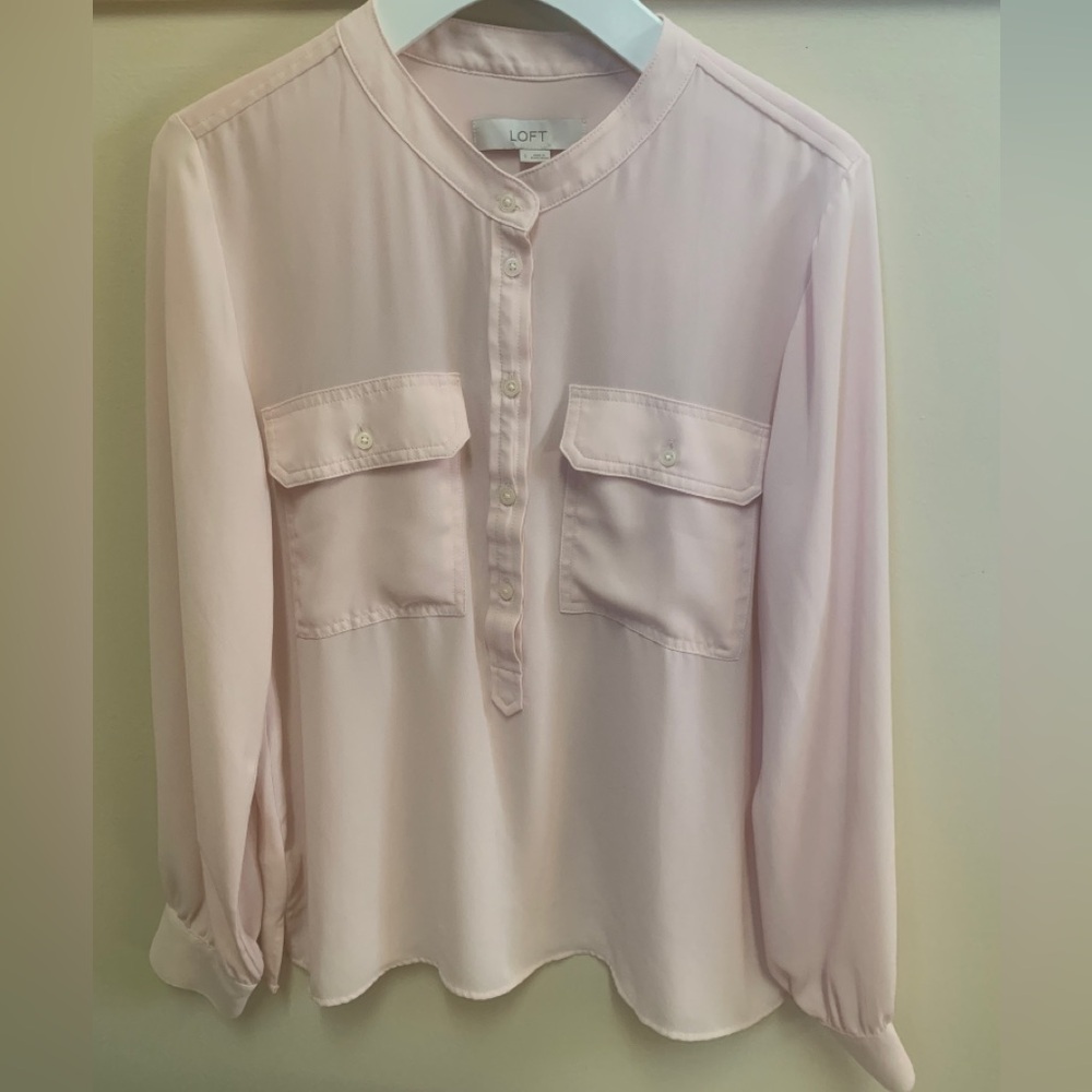LOFT Long Sleeve Blouse Size S